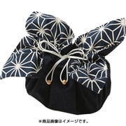 お弁当袋になっちゃうランチクロス 麻の葉 紺 L 50×50cm