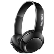Bluetooth対応 ワイヤレスヘッドフォン Bass+(ベースプラス)シリーズヘッドホン ブラック SHB3075BK