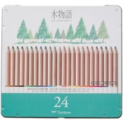 色鉛筆 S 木物語 24色セット 缶入 CB-RS24C