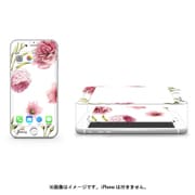 MC13i7 [GENTLE GUARD iPhone 8/7対応 フルカラーデザイン強化ガラス 抗菌コーティング99.9％ フラワー]