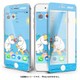 MNC01i7 [GENTLE GUARD iPhone 8/7対応 フルカラーデザイン強化ガラス 抗菌コーティング99.9％ ムーミン・ブルー]