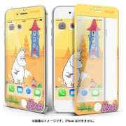 MNC04i7p [GENTLE GUARD iPhone 7 Plus/8 Plus対応 フルカラーデザイン強化ガラス 抗菌コーティング99.9％ ムーミン・イエロー]