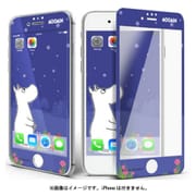 MNC05i7p [GENTLE GUARD iPhone 7 Plus/8 Plus対応 フルカラーデザイン強化ガラス 抗菌コーティング99.9％ ムーミン・パープル]