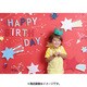 イエスタ Happy Birthday ポップスター レッド [フォトポスター]