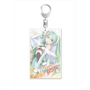 初音ミク レーシングVer.2017 デカアクリルキーホルダー 6 [キャラクターグッズ]