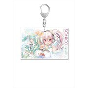 初音ミク レーシングVer.2017 デカアクリルキーホルダー そに子コラボキービジュアル [キャラクターグッズ]