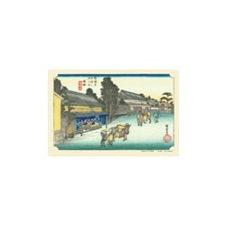 300-138 [ジグソーパズル 東海道五拾三次 鳴海(名物有松絞) 260×380mm 300ピース]