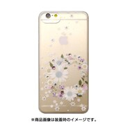 8IL05 [ハンドメイドプリントカバー iPhone 8/iPhone 7 フラワーリース]
