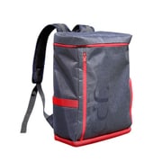 UPQ Bag BP01 NR [充電できるバックパック 「USBバックル」付き ネイビー・アンド・レッド]