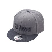 ima フラットバイザーキャップ BK/GY×GY [フィッシングキャップ]