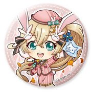 白黒秋の遠足 ぷくぷく缶バッジ(ツキミ) [キャラクターグッズ]