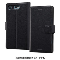 RT-RXZ1CELC1/BB [Xperia XZ1 Compact 手帳型 シンプル マグネット]