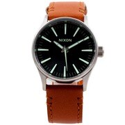 腕時計 THE SENTRY 38 LEATHER(セントリー38 レザー) ブラックサドル 並行輸入品 2年保証 NA3771037