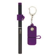 Ploom TECH（プルームテック）用 シリコンリング&USB充電器ケースセット クールパープル PTS002