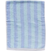 15-10 潤いのタオル ニース ストライプ ウォッシュタオル ブルー(アイスブルー×ミントブルー)