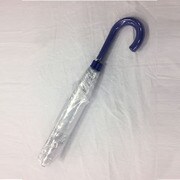 498NV [ショートワイドビニール傘 60cmタイプ ネイビー]