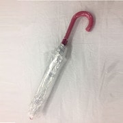 折りたたみ傘 ショートイワイド 折り畳みビニール傘 60cm 手開き式 ピンク