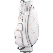 GGC-X095W [キャディバッグ レディース 8.5型（47インチ対応） 限定モデル ホワイト/ピンクゴールド]