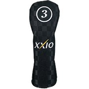 GGE-X093F [フェアウェイウッド用ヘッドカバー ブラックチェック]