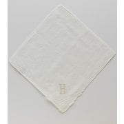 17-30 イニシャルレース ハンカチタオル ハンカチ H