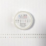 7mm×10m 貼暦(ハルコヨミ) ヨコ組