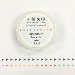 7mm×10m 手帳矢印 2個組エンピツクレヨンpaint