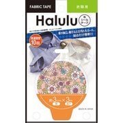 A060-9269 [Halulu (ハルル) 布シールテープ 衣類用 衣料向け M フラワー PK/WH]
