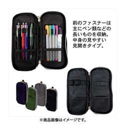 なーこページ ヨドバシ.com - エムプラン ペンケース ダブル・ラウンドジップ
