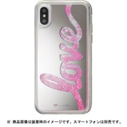 STARLOVEIPH8 [Stardust iPhone X 流れるラメケース LOVE]