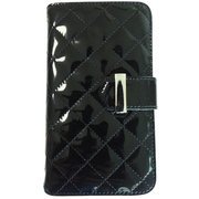 B06B954-A079-01 [Diary Case Enamel (black) for iPhone X]