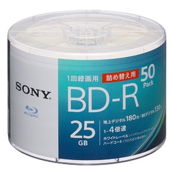 ヨドバシ.com - 50BNR1VJPB4 [録画用BD-R 1回録画用 25GB 片面1層 4