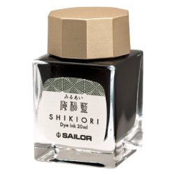 四季織 十六夜の夢 海松藍（みるあい） 万年筆用ボトルインク 20ml 13-1008-204