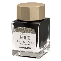 四季織 十六夜の夢 利休茶（りきゅうちゃ） 万年筆用ボトルインク 20ml 13-1008-214
