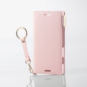PD-SO02KPLFJPNL [Xperia XZ1 Compact ソフトレザーカバー 女子向 磁石 ストラップ付 ライトピンク]