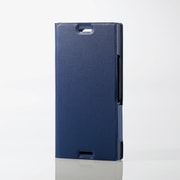PD-SO02KPLFUNV [Xperia XZ1 Compact ソフトレザーカバー 薄型 磁石付 ネイビー]