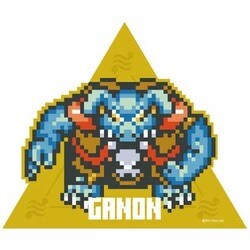 ゼルダの伝説 神々のトライフォース ドットステッカー 4 [キャラクターグッズ]
