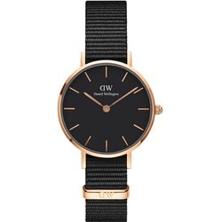 Petite Cornwall Rose Gold 28mm ブラック 正規品 2年保証 DW00100247