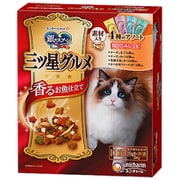 銀のスプーン 三ツ星グルメ 4種のアソート 素材入り鶏ささみレシピ [猫用 ドライフード 200g 全年齢適応 総合栄養食]
