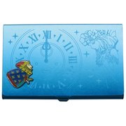 メタルカードケース (14)耳をすませば スカイブルー(王と女王) [約H60×W93×D10mm]