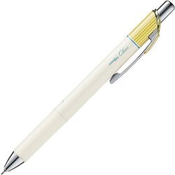 ゲルインキボールペン ENERGEL Clena（エナージェル クレナ） 0.5mm ノック式 インク色：黒 本体色：ミモザイエロー ニードルチップ 速乾 BLN75LG-A