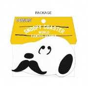 SNOOPY シリコンコースター MUSTACHE [キャラクターグッズ]