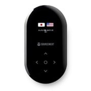 携帯型通訳デバイス Wi-Fiモデル ブラック POCKETALK(ポケトーク)ブラック+専用グローバルSIM (2年)