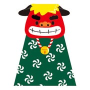 ダイカットポチ袋 獅子舞 829366