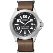 エコ・ドライブ PROMASTER ×mont・bell コラボレーションモデル LANDシリーズ カーフ/ナイロンバンド ブラック BN0121-00E