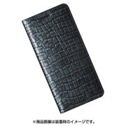 ジェニュインレザークロコダイアリー本革手帳型ケース Galaxy Note8用 ダークシルバー VR_SN8CSGLCD_DS