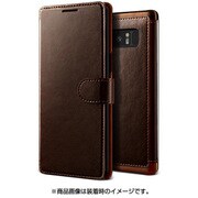 レイヤードダンディー手帳型ケース Galaxy Note8用 ダークブラウンブラウン VR_SN8CSLLDL_DB