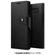 デイリーダイアリー手帳型ケース Galaxy Note8用 ブラック VR_SN8CSPLDD_BK