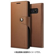 デイリーダイアリー手帳型ケース Galaxy Note8用 ブラウン VR_SN8CSPLDD_BR