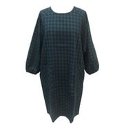 割烹着 かっぽう着 タータンチェック 206 紺/緑系