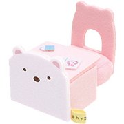 MX39501 すみっコぐらしのおべんきょう てのりぬいぐるみ しろくま [キャラクターグッズ]